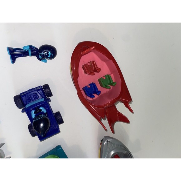 PJ Masks Catboy Owlette Gekko Figure Toy Lot Vehicles Night Ninja Owlet - Picture 10 of 16